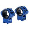 WestHunter Dovetail Scope Rings, 1 in/30 mm Tactical Precision Low Profile Scope Mount | Blue view 3