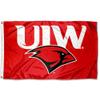 College Flags & Banners Co. Incarnate Word Cardinals Flag and USA 3x5 Foot Flag Set view 2