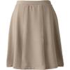 Lands' End Women's Ponte Pleat Skirt Top of Knee 0 Khaki view 4