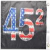 45 Squared Black USA Overlay 2-Sided 100D Woven12"x18" Boat Flag 50% polyester 50% nylon twill fabric Imported view 3
