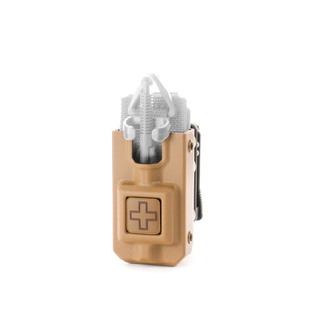 Eleven 10 RIGID TQ Case for SOF-TT Tourniquet, Coyote, Belt Attachment