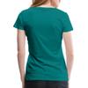 Spreadshirt Custom T-Shirt Add Your Own Text or Image Personalized Womens Premium T-Shirt, L, Teal view 2