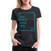 Spreadshirt Custom T-Shirt Add Your Own Text or Image Personalized Womens Premium T-Shirt, S, Black view 1