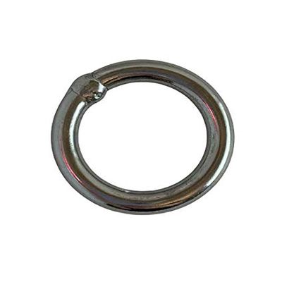 US STAINLESS Stainless Steel 316 Round Ring Welded 5/16" x 1 3/8" (8mm x 35mm ID) Marine Grade