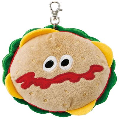 (Skater) Unisex Adult Opening and Closing Type Cute, Burger Conx Burger, 12.512.56cm