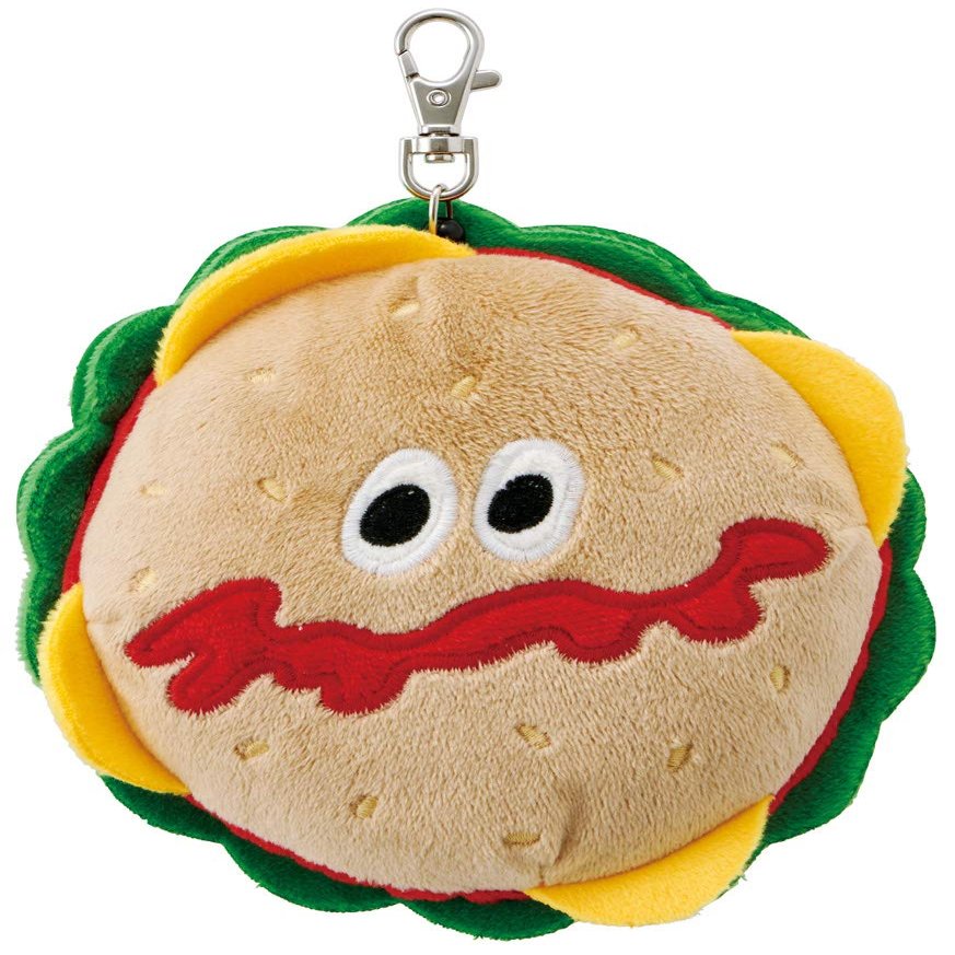 (Skater) Unisex Adult Opening and Closing Type Cute, Burger Conx Burger, 12.512.56cm