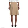 Lands' End Women's Ponte Pleat Skirt Top of Knee 4 Khaki view 2