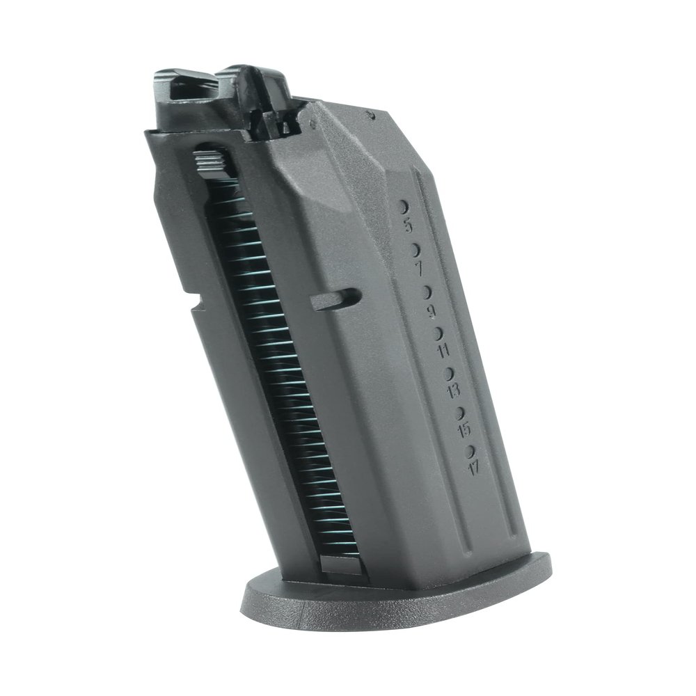 Umarex Smith & Wesson M&P 9 GBB 6mm BB Pistol Airsoft Gun Magazine,Black