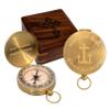 Engraved Brass Compass  Personalized Christian Gift for Baptism, Confirmation, Pastor Appreciation  Religious Faith Keepsake for Son from Mom and Dad or Grandson from Grandparents (Design My Own) view 1