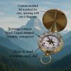 Engraved Brass Compass  Personalized Christian Gift for Baptism, Confirmation, Pastor Appreciation  Religious Faith Keepsake for Son from Mom and Dad or Grandson from Grandparents (Design My Own) view 3