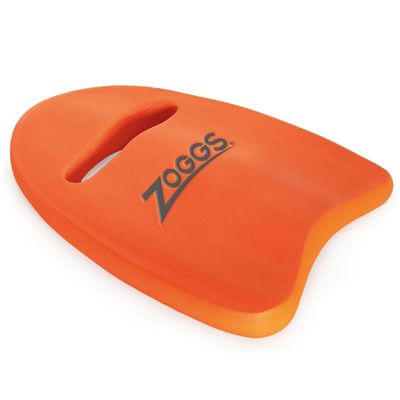 ZOGGS EVA Kickboard - Durable High Density Ergonomic Design EVA Foam Kickboard for Adults and Teens w/Hand Holes for Swimming, Orange, Small