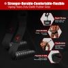Vigoog Heavy Duty Gym Exercise Handles Attachment for Cable Machine,Resistance Band,Pulley System Home Fitness Workout Equipment, with Elastic Rubber Grip and 2 Large Carabiners view 2