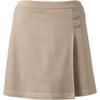 Lands' End Uniform Solid Knit Skort Above The Knee Khaki Womens Regular 16 view 3