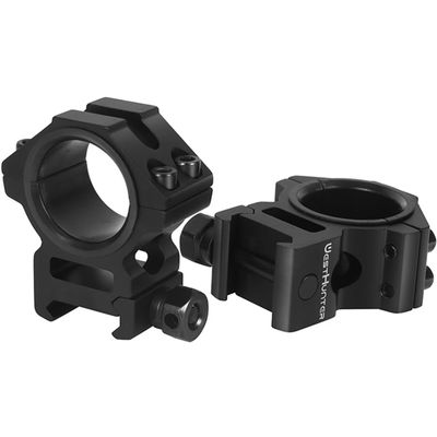 WestHunter Optics Picatinny Scope Rings, 1 Inch 30 mm Tactical Precision Scope Mount | 29 mm Center Height, Black