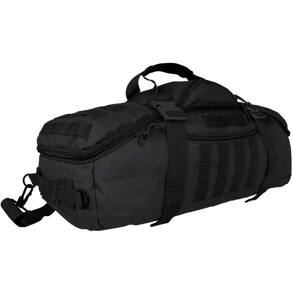 Fox Outdoor Compact Recon II Bag-Modular 3-in-1 Carry-On Size Gear Pack with Hidden Storage Options, Black