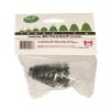 BirTee Pro Golf Tees - Size #6 (1 1/2") Individual Size Pack - 2 Tees Per Pack. Winter/Mat/Simulator Tees (Black) view 3