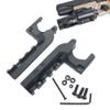 LThyzszb 1911 Picatinny Rail Adapter Mount, 21mm Under Rail Laser Flashlight Mount for Colt 1911 and Cloneswith Four Screws, Four Nuts, and a Hexagon Wrench (Black) view 1