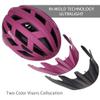 Adult-Men-Women Bike Helmet with Light - Mountain Road Bicycle Helmet with Replacement Pads & Detachable Visor view 2