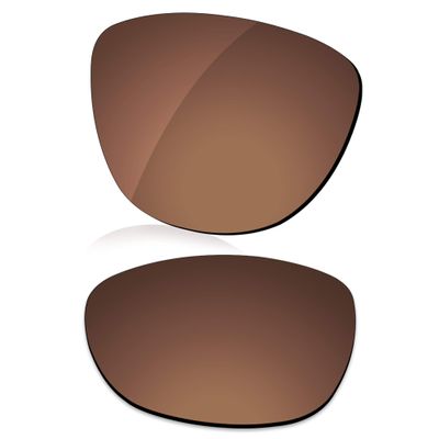 LenzReborn Polarized Lens Replacement for Oakley Frogskins OO9013 Sunglass - Rust Brown - Polarized