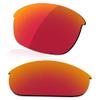 LenzReborn Polarized Lens Replacement for Oakley Half Jacket Sunglass - Fire Red+Ice Blue view 2