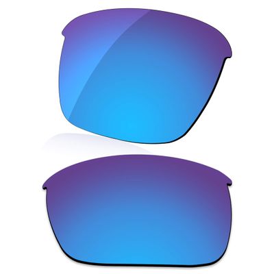 LenzReborn Polarized Lens Replacement for Oakley Thinlink OO9316 Sunglass - Ice Blue - Polarized Mirrored