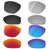 LenzReborn Polarized Lens Replacement for Oakley Unstoppable OO9191 Sunglass - Dark Black+Silver Grey+Fire Red+Ice Blue view 1
