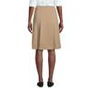 Lands' End Uniform Ponte Pleat Skirt Khaki Womens Regular 10 view 2