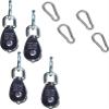 Park & Sun Sports Advanced Cable Volleyball Net Pulley Attachment System: Equipped with 4-32 mm Pulleys and 3 in Carabiners view 1
