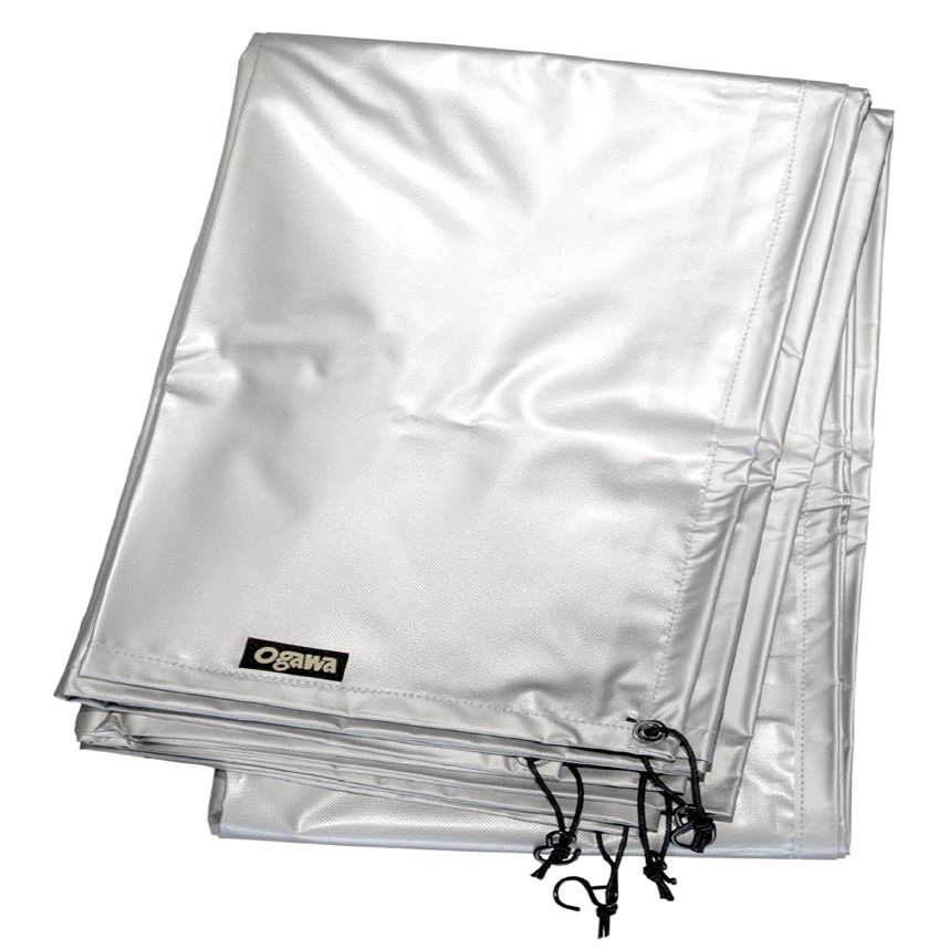 Ogawa 1435 Tent Sheet, PVC Multi-Sheet, Twin Resta, for Full Inner Use, Silver (Light Gray)