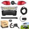 10L0L Deluxe Golf Cart Light Kit for Club Car Precedent 2004-2019, 12V Street Legal Light Kit with Headlight Taillight Turn Signals Switch Horn Brake Pad Hazard Lighting Function view 1