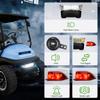 10L0L Deluxe Golf Cart Light Kit for Club Car Precedent 2004-2019, 12V Street Legal Light Kit with Headlight Taillight Turn Signals Switch Horn Brake Pad Hazard Lighting Function view 3