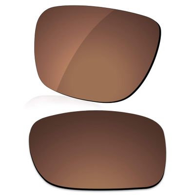LenzReborn Polarized Lens Replacement for Oakley Monster Dog Sunglass - Rust Brown - Polarized