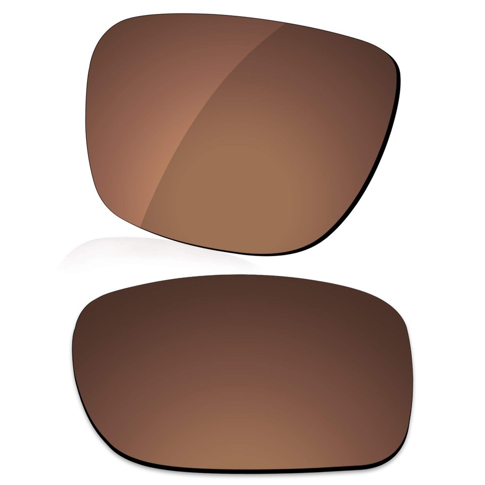 LenzReborn Polarized Lens Replacement for Oakley Monster Dog Sunglass - Rust Brown - Polarized