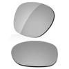 LenzReborn Polarized Lens Replacement for Oakley Garage Rock OO9175 Sunglass - Dark Black+Silver Grey view 3