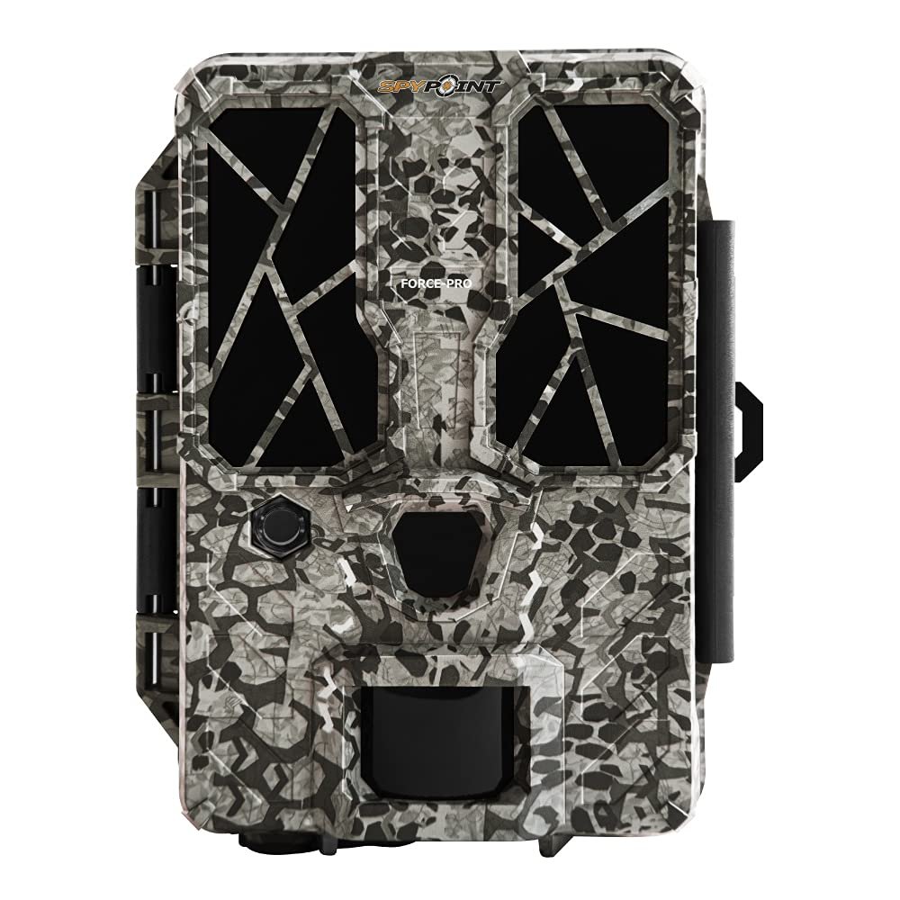 SPYPOINT FORCE-PRO Trail Camera 30MP Photo 4K HD Video w/ 54 Low-Glow LEDs for Image Quality Day or Night, 90 Flash Range, 110 Detection Range, LCD Setup Screen | NON-Cell cameras for hunting