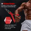 Vigoog Heavy Duty Gym Exercise Handles Attachment for Cable Machine,Resistance Band,Pulley System Home Fitness Workout Equipment, with Elastic Rubber Grip and 2 Large Carabiners view 3