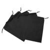 Hansber 5 Pcs Lightweight Drawstring Storage Bag for Adult Game Toys/Travel/Sports Black One_Size view 2