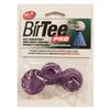 BirTee Pro Golf Tees - Size #3 (3/4") Individual Size Pack - 3 Tees Per Pack. Winter/Mat/Simulator Tees (Purple) view 1