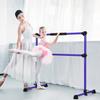 Costzon Ballet Bar, 4ft Freestanding Double Ballerina Bar with Adjustable Height, Heavy Duty Dancing Bar w/Foam Pads, Portable Ballet Barre for Home, Pilates Equipment for Kids & Adults (Purple) view 2
