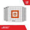 Allen Company Ez-Aim 12 inch x 12 inch Paper Grid Target, 12 Targets per Pack, Orange view 3