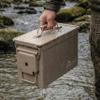 HOMESTEAD 50 Cal Metal Ammo Can  6-Pack M2A1 Military Steel Ammo Storage Box, Airtight & Water-Resistant Ammo Containers for Long-Term Storage, Dark Brown view 4