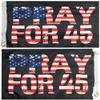 American Wholesale Superstore Pray for 45 Black USA Double Sided 100D Woven Poly Nylon 12"x18" Boat Flag view 1