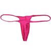 OROCOJUCO Men Spandex Micro Thong Shadow Stripe Narrow Pouch Underwear String Mini Bikini Jockstrap T-back 3-PackPink L view 4