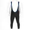 ACSUSS Mens Cycling Bib Pants Sleeveless Bodysuit Open Front Mesh Patchwork Riding Bicycle Tights Blue M view 3
