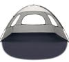 WhiteFang Beach Tent Anti-UV Portable Sun Shade Shelter for 3 Person, Extendable Floor with 3 Ventilating Mesh Windows Plus Carrying Bag, Stakes and Guy Lines (Baby's Breath) view 1