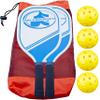 Park & Sun Sports Wooden Pickleball Paddle Set: Includes Two 15 in. Wooden Paddles, 3 Yellow Pickleballs, and Equipment Bag view 1