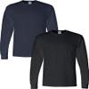 Gildan - DryBlend 50/50 Long Sleeve T-Shirt 2-Pack 8400-XL-Navy-Black view 1