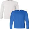 Gildan - DryBlend 50/50 Long Sleeve T-Shirt 2-Pack 8400-SML-Ash-Royal view 1