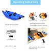 Kayak Outrigger Stabilizer , Portable PVC Higher Stability Kayak Outrigger Kit , Three Colours to Choose Inflatable Kayak Stabilizer , Easy to Install , for Floating Balancing Boat view 2