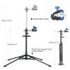 ROCKBROS Bike Repair Stand Bicycle Maintenance Rack Bike Stand for Maintenance Height Adjustable Foldable Bike Repair Mechanic Stand with Tool Tray for Mountain Road Bikes view 3